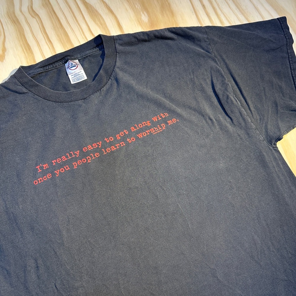 Delta Pro Weight Mens 2XL Black Graphic T-Shirt Sarcastic Quote Snarky Tee